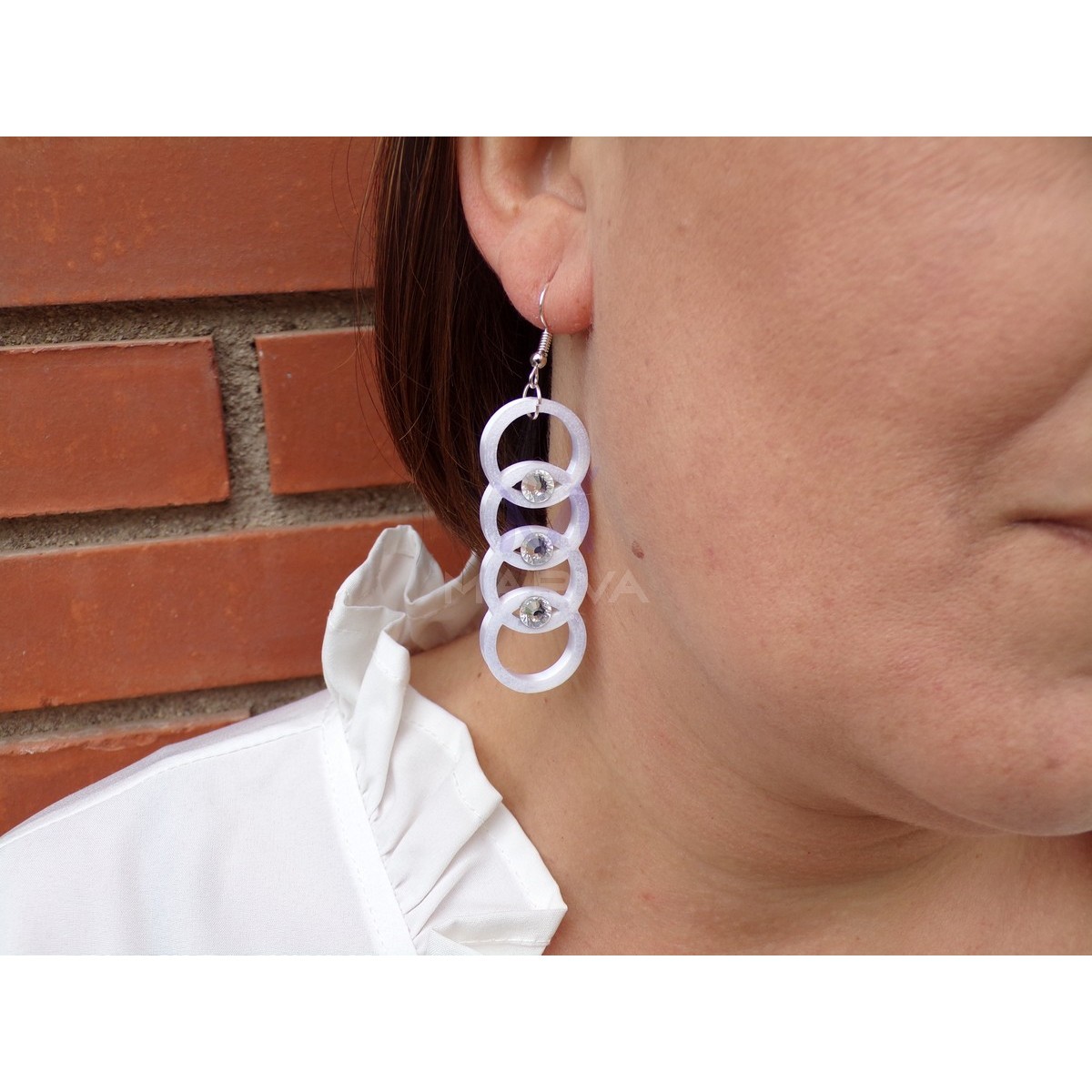 KALOVE earrings (White)