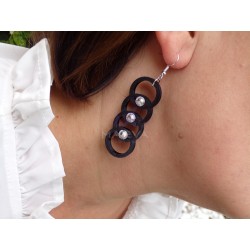 KALOVE earrings (Black)