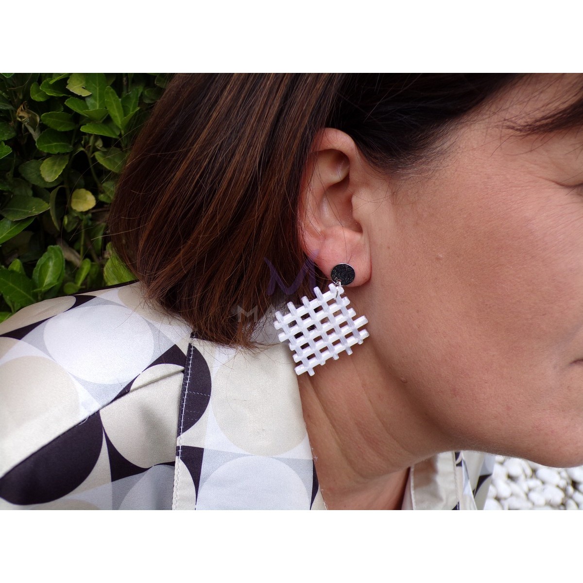 PARSLEY earrings (White)