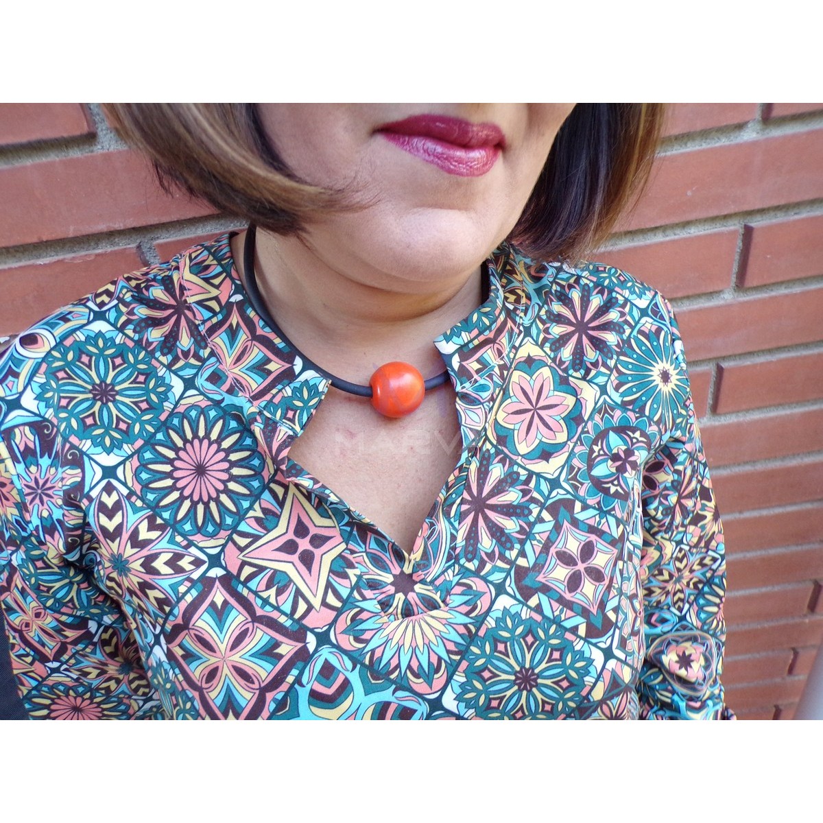 Collar UTAWALEZA -Taronja-