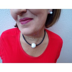 Collar UTAWALEZA -Blanco-