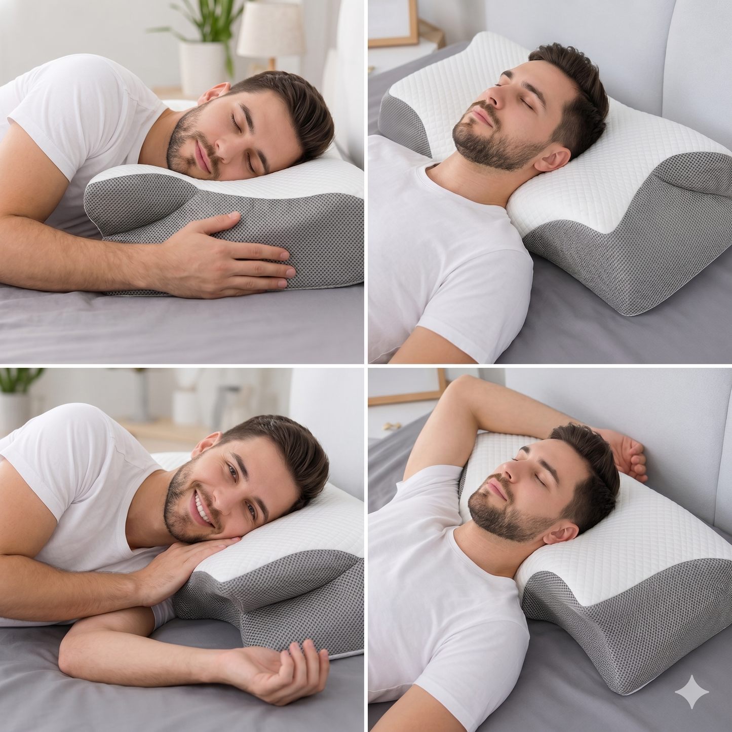 Almohada Cervical Ergonómica Viscoelástica