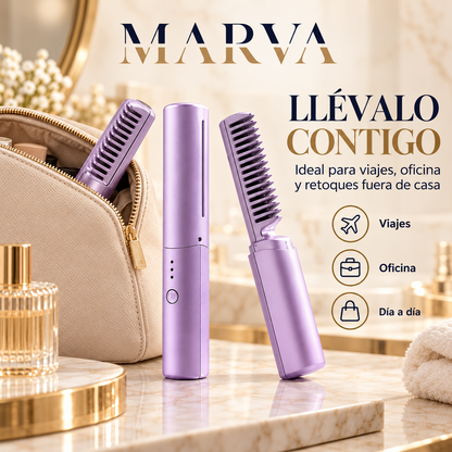 Cepillo Plancha Alisador Portátil MARVA